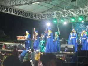 Polsek Sarang Laksanakan Pengamanan Pertunjukan Qosidah Anisa dari Semarang dalam rangka Tasyakuran di Desa Babaktulung