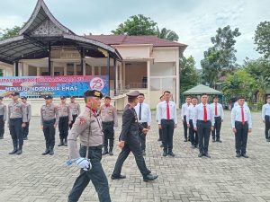 Kapolres Sibolga Irup Hari Bhayangkara Ke-78 Tahun 2024 Di Sibolga