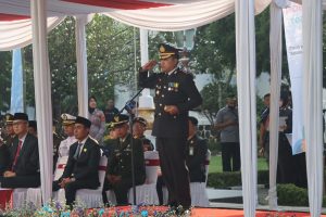 Kapolres Cirebon Kota Pimpin Upacara Hari Bhayangkara ke-78 Tingkat Polres Cirebon Kota