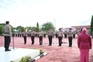 Kapolres Malinau Pimpin Upacara Korp Rapot Bagi 29 Personel Polres Malinau