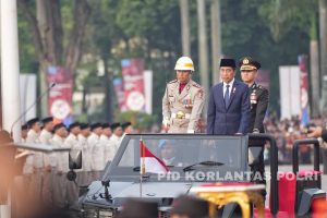 HUT Bhayangkara ke-78, Presiden Jokowi: Semangat dan Kerja Keras Polri Untuk Kesatuan Elemen Bangsa