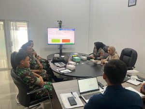 Kasidokkes Polres Berau Ikuti Kegiatan Rekonsiliasi Data TNI-POLRI Semester I Tahun 2024