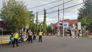 Pos Padat Pagi Dilaksanakan Personil Polres Sibolga, Urai Kemacetan