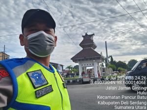 Polrestabes Medan Lancarkan Arus Lalu Lintas di Jalur Wisata Jalan Jamin Ginting - Sp. Tuntungan