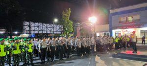 Patroli Dan Pengamanan Polres Tulungagung Dalam Rangka Menyambut Malam 1 Muharram 2024