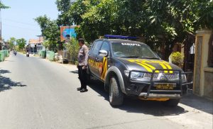 Lakukan Patroli Siang, Polsek Modung Polres Bangkalan Pastikan Aman dari 3C