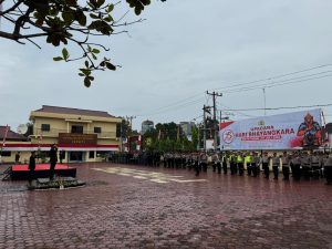 Kapolres Tanjung Balai Pimpin Upacara Hari Bhayangkara ke-78