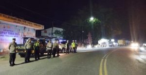 Mencegah Gangguan Kamtibmas Pada Malam Hari, Polres Tanjung Balai Patroli Monitoring Kota Hingga Perbatasan Wilayah