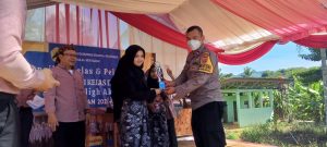Bhabinkamtibmas Polsek Nyalindung Polres Sukabumi Hadiri Perpisahan dan Kenaikan Kelas di Yayasan Almutazam Wangunreja
