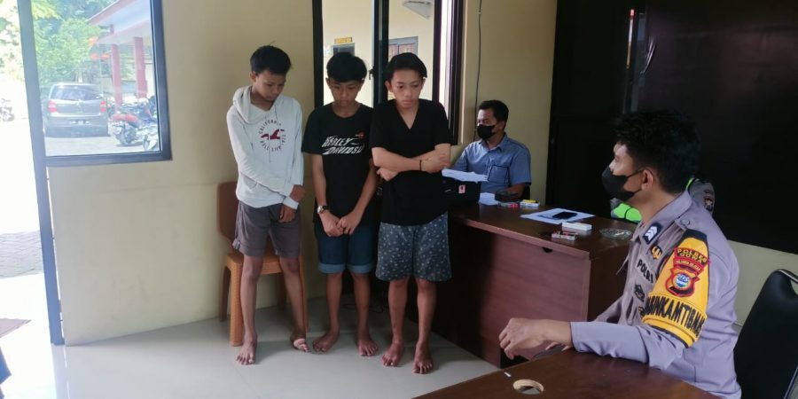 Bawa Busur, Tiga Anak Remaja di Gowa Diamankan Polisi Untuk Dilakukan Pembinaan