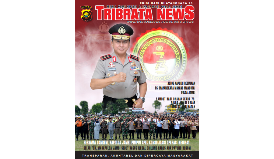 Majalah Tribratanews Jambi Edisi Hari Bhayangkara